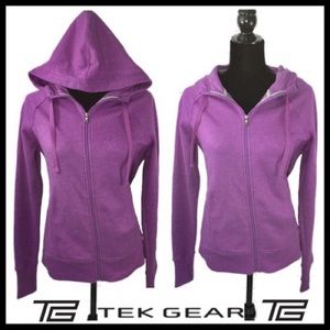 Tek Gear Purple Zip up jacket